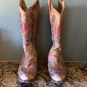 Western style cowboy boot